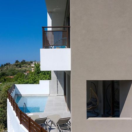 O-Cyanea Villa With Heated Pool Kournás Exterior foto