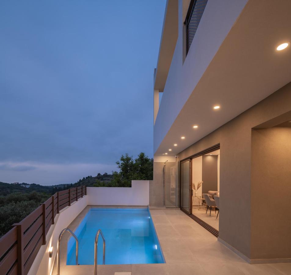 O-Cyanea Villa With Heated Pool Kournás Exterior foto