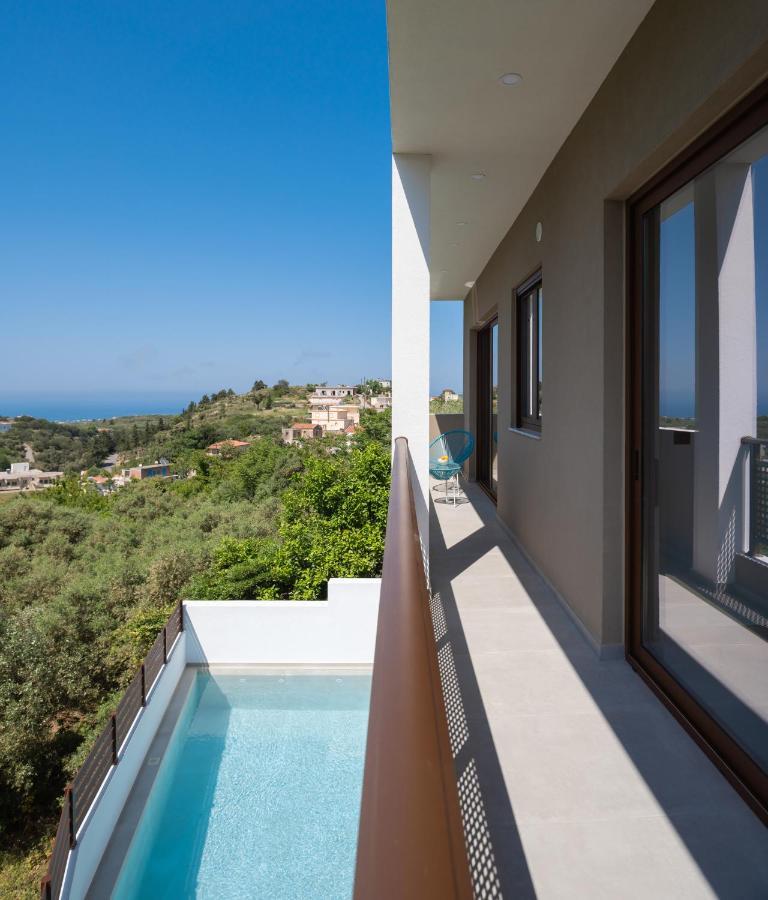 O-Cyanea Villa With Heated Pool Kournás Exterior foto