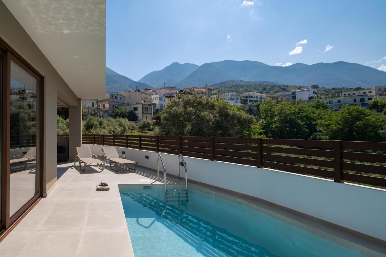 O-Cyanea Villa With Heated Pool Kournás Exterior foto
